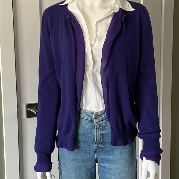 Bottega Veneta Cashmere Silk Lined Cardigan - Picture 4 of 17